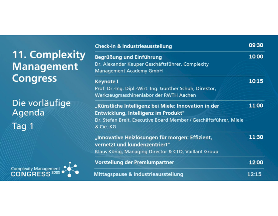 Wie meistern Sie die Komplexität von morgen?