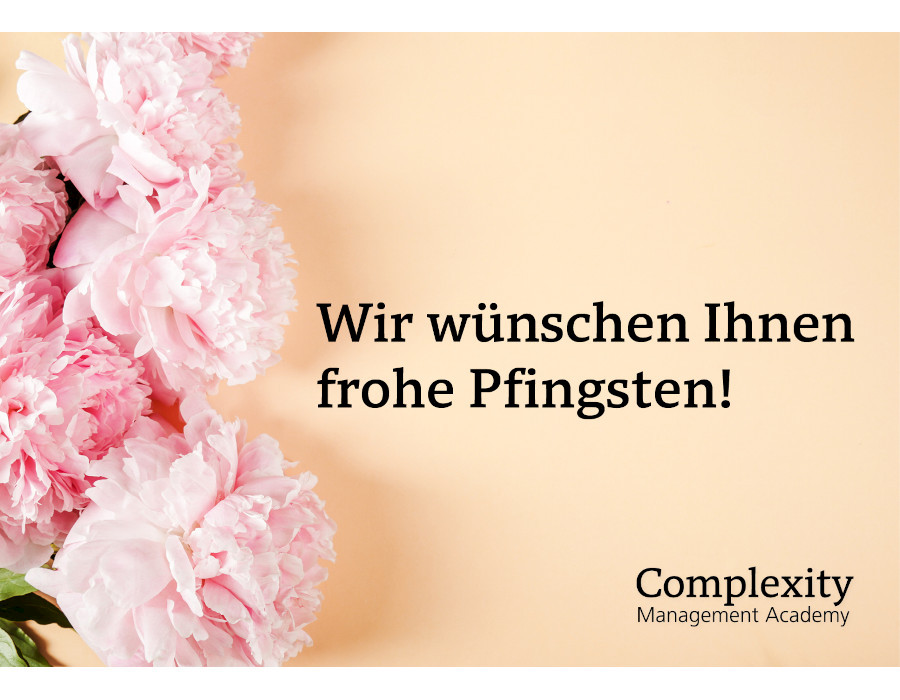 Wir wünschen Ihnen frohe Pfingsten!