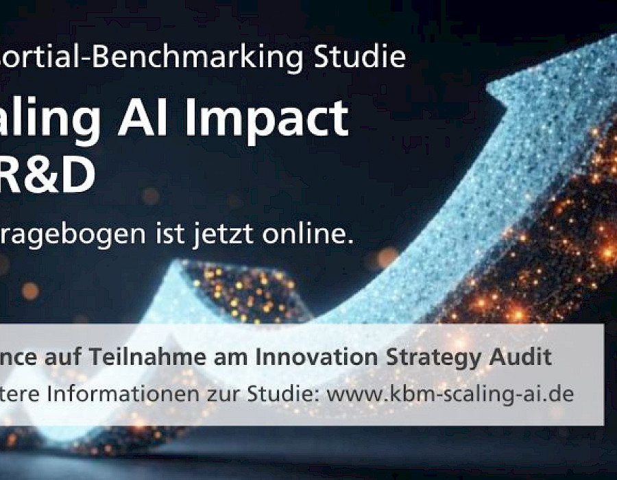 Scaling AI Impact in R&D: Jetzt an unserer Benchmarking-Studie teilnehmen!